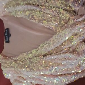 White Birch Black Label Sequin Bodysuit